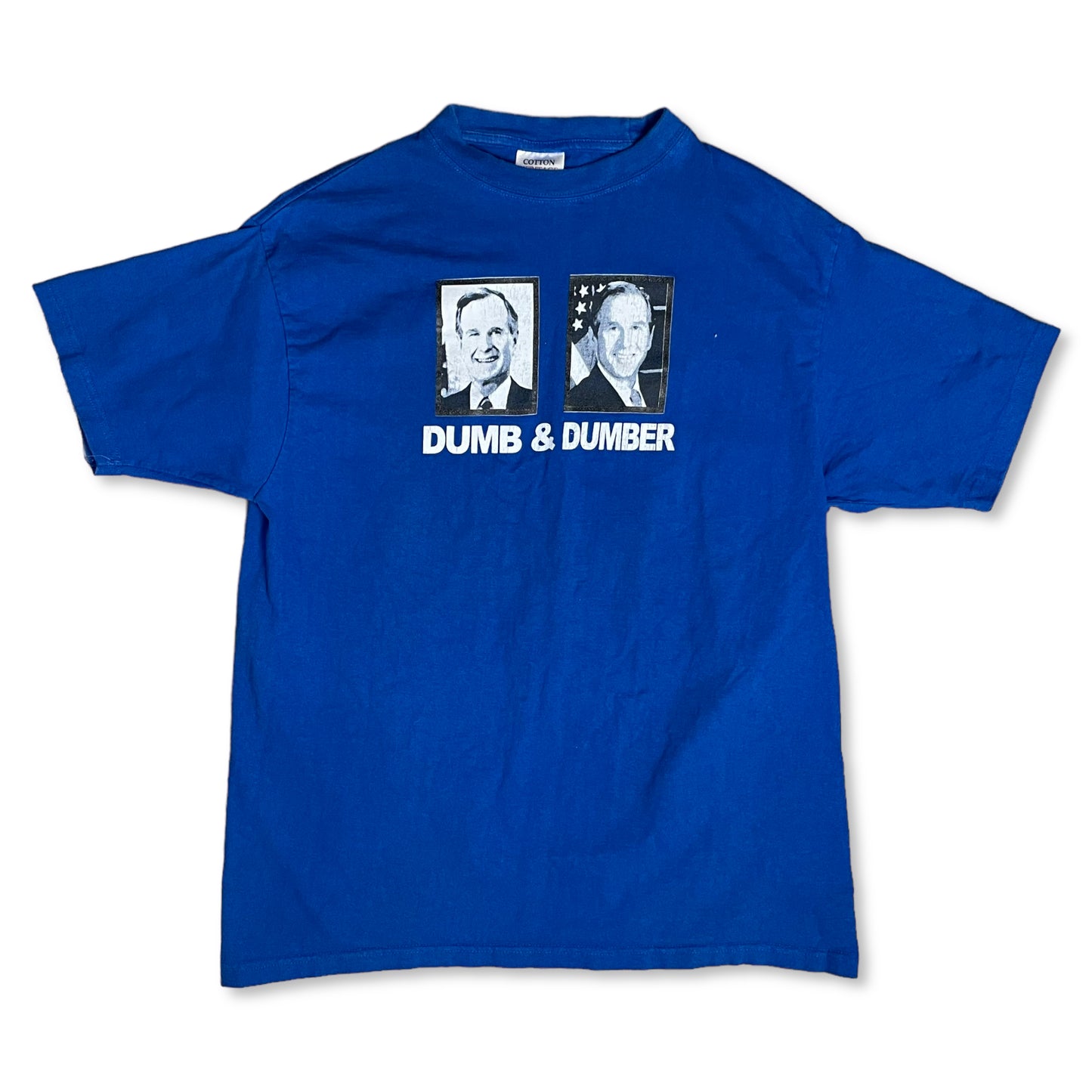 VINTAGE DUMB & DUMBER POLITICAL T SHIRT - L