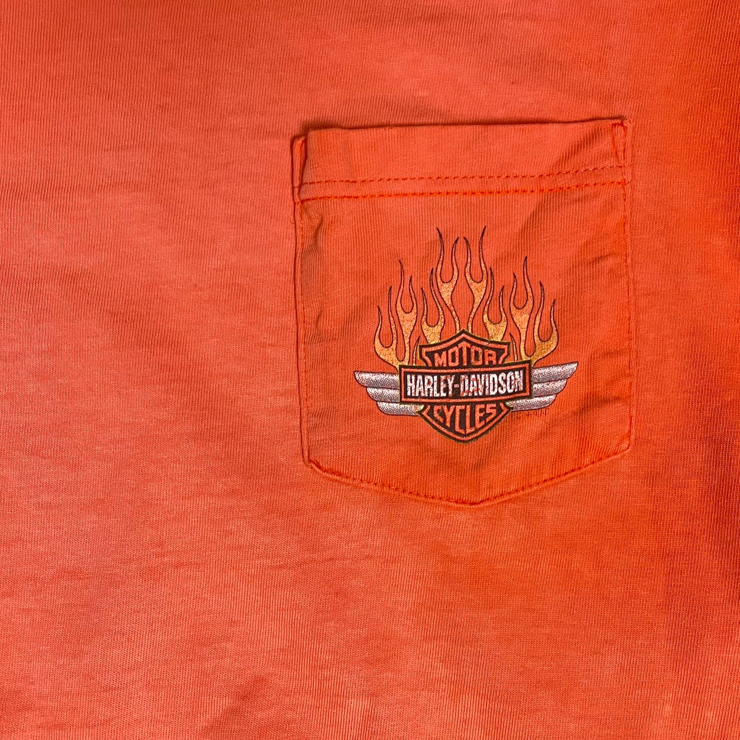 VINTAGE HARLEY DAVIDSON POCKET T SHIRT - M