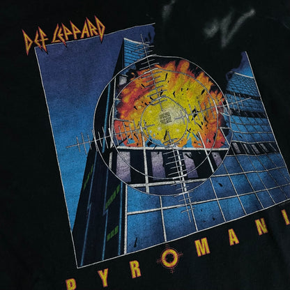 2007 DEF LEPPARD PYROMANIA T SHIRT - M