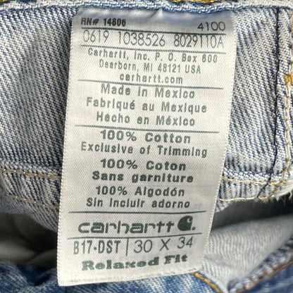 RELAXED FIT CARHARTT JEANS - 30x34