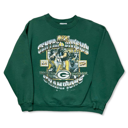 VINTAGE 1996 PACKERS NFC CENTRAL DIVISION CHAMPIONS SWEATSHIRT - XL