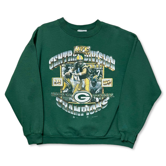 VINTAGE 1996 PACKERS NFC CENTRAL DIVISION CHAMPIONS SWEATSHIRT - XL