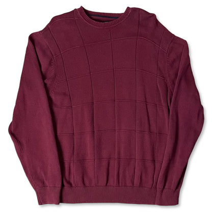 DAVID TAYLOR MAROON PULLOVER SWEATER - XL