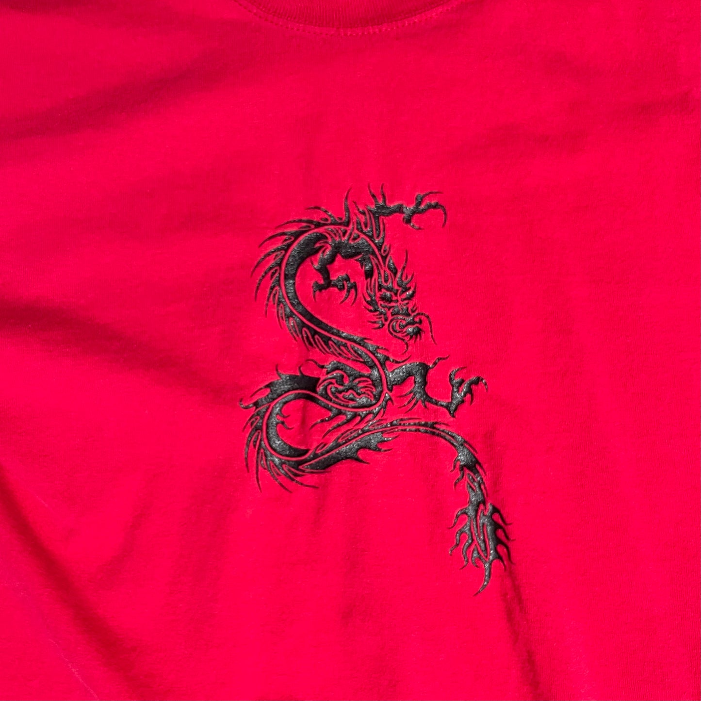 Y2K DRAGON T SHIRT - L