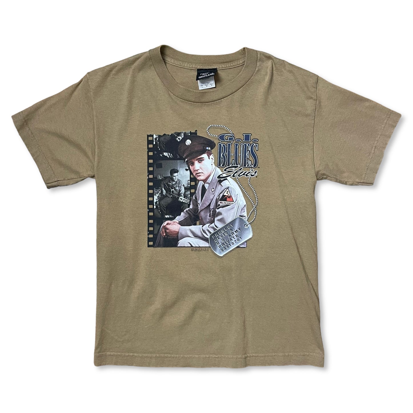 2006 G.I. BLUES ELVIS ARMY T SHIRT - YOUTH L