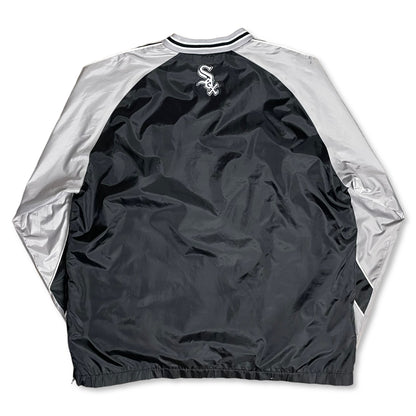 VINTAGE MLB WHITE SOX PULLOVER WINDBREAKER - L