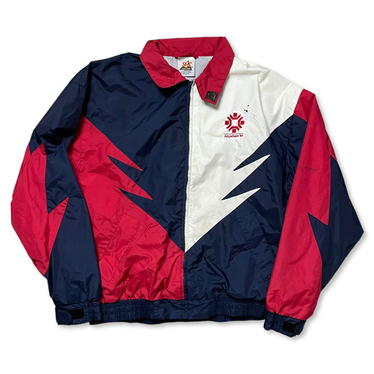 VINTAGE 1984 RACING WINDBREAKER - S