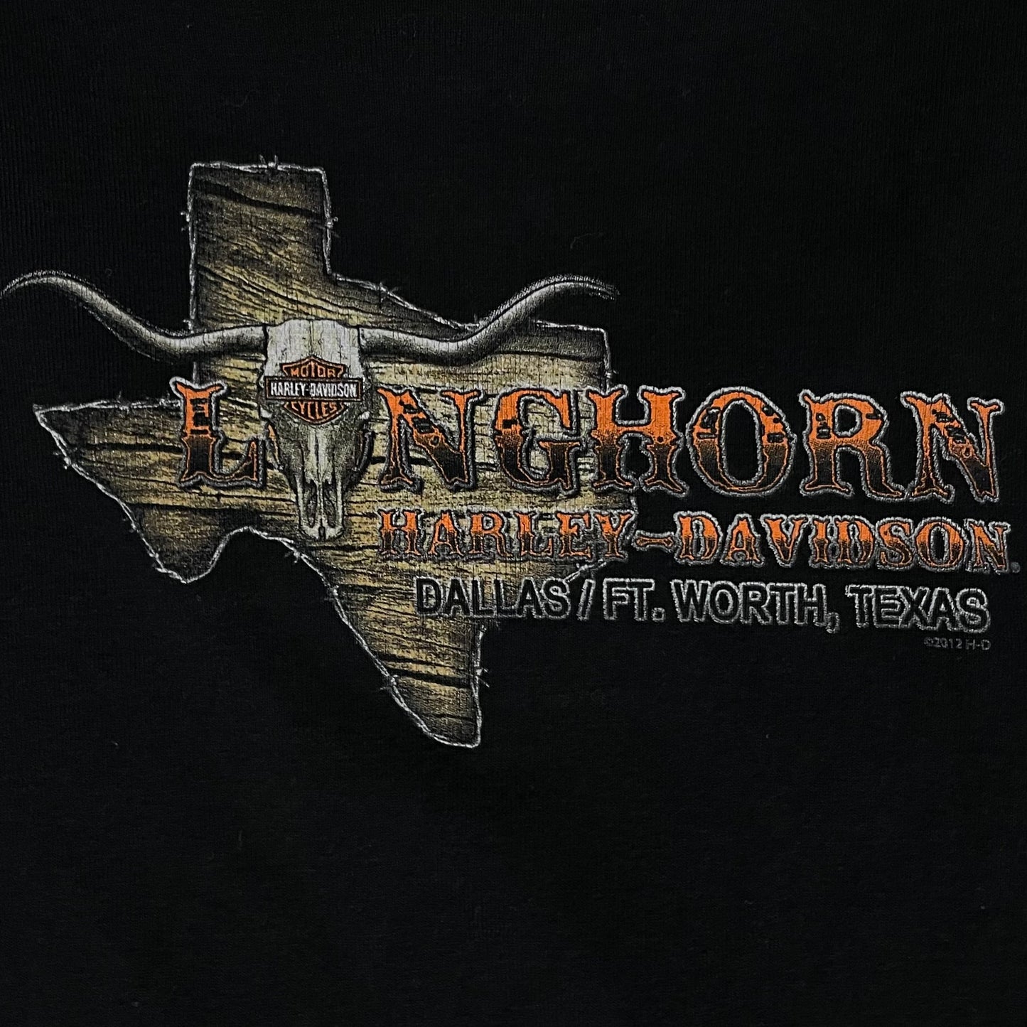 HARLEY DAVIDSON LONGHORN T SHIRT - WOMEN’S M