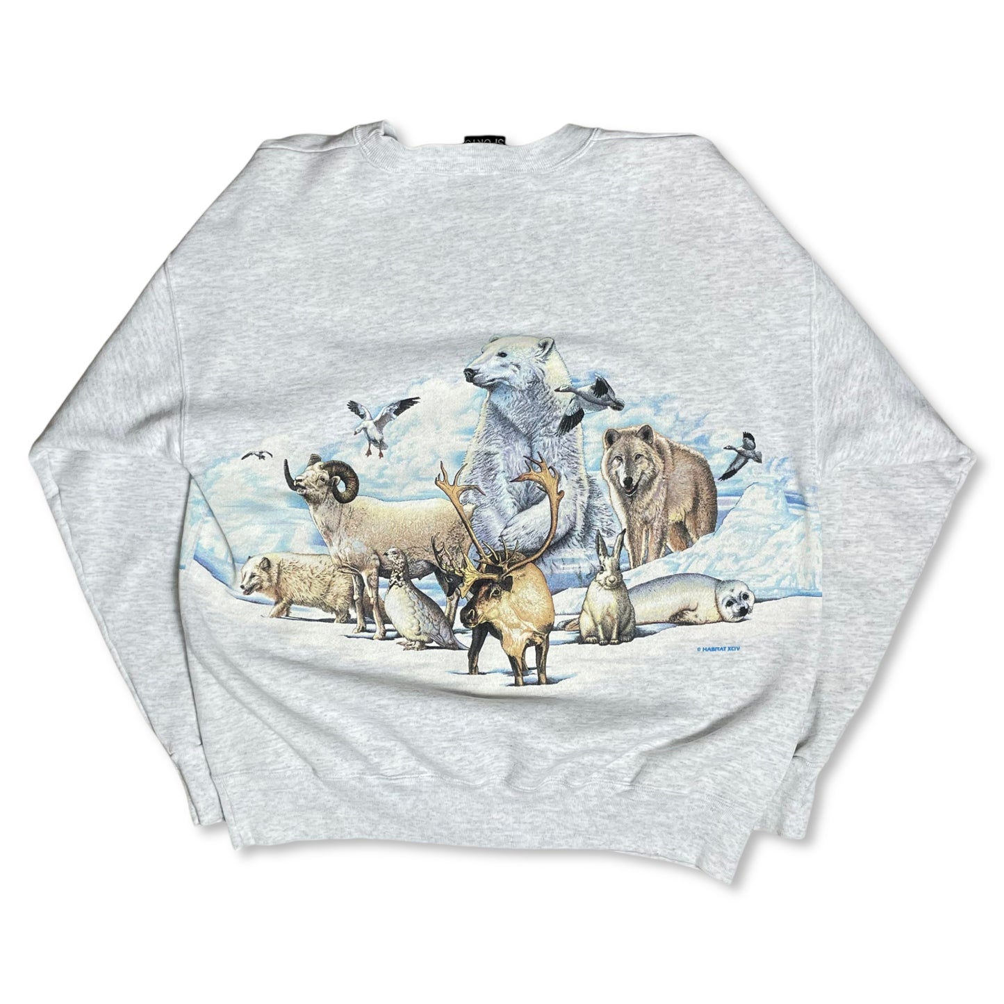 VINTAGE EXTINCTION IS FOREVER ANIMAL SWEATSHIRT - L