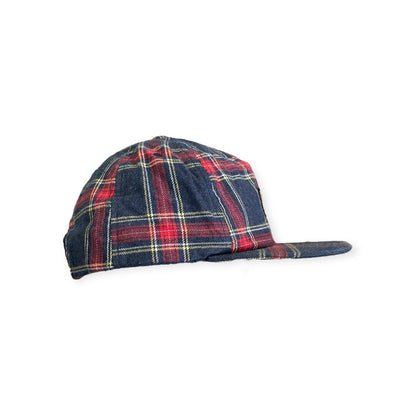 VINTAGE 90s OBEY PLAID SNAPBACK HAT - OS