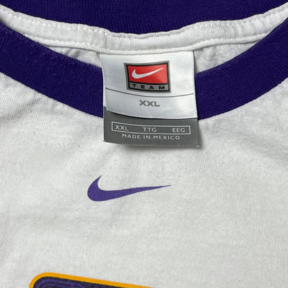 VINTAGE LSU NIKE CENTER SWOOSH T SHIRT - XXL