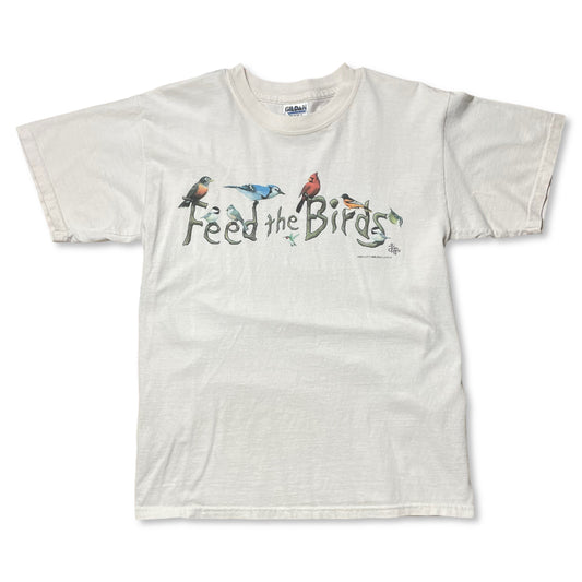 VINTAGE 1999 FEED THE BIRDS T SHIRT - M