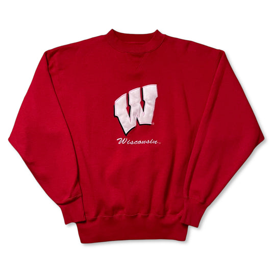 VINTAGE WISCONSIN BADGERS COLLEGE SWEATSHIRT - M