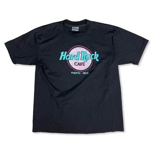 VINTAGE 80s HARD ROCK CAFE PUERTO RICO T SHIRT - XL