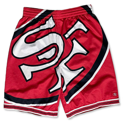 49ERS THROWBACK BASKETBALL SHORTS - YOUTH XL