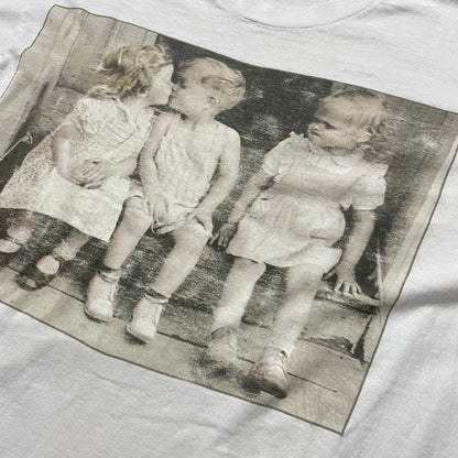 VINTAGE FUNNY KISSING T SHIRT - XL