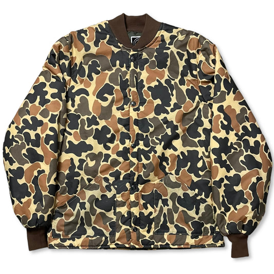 VINTAGE 10x HUNTING CAMO BOMBER JACKET - L