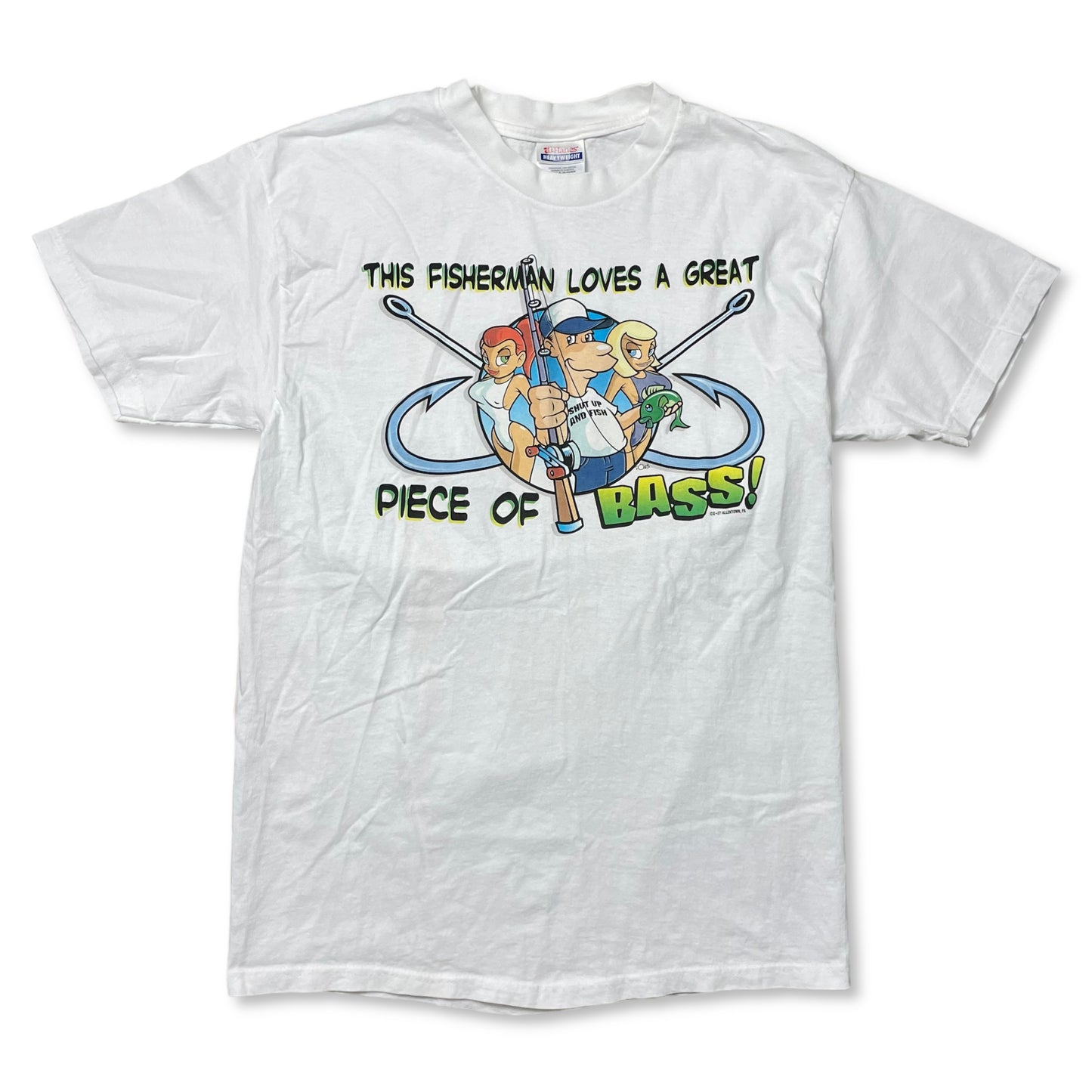 VINTAGE FISHING NSFW T SHIRT - M