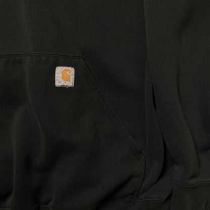 BLACK CARHARTT HOODIE - L