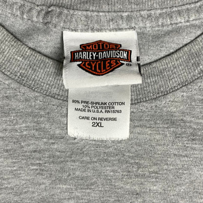 HARLEY DAVIDSON GREY LOGO T SHIRT - XXL