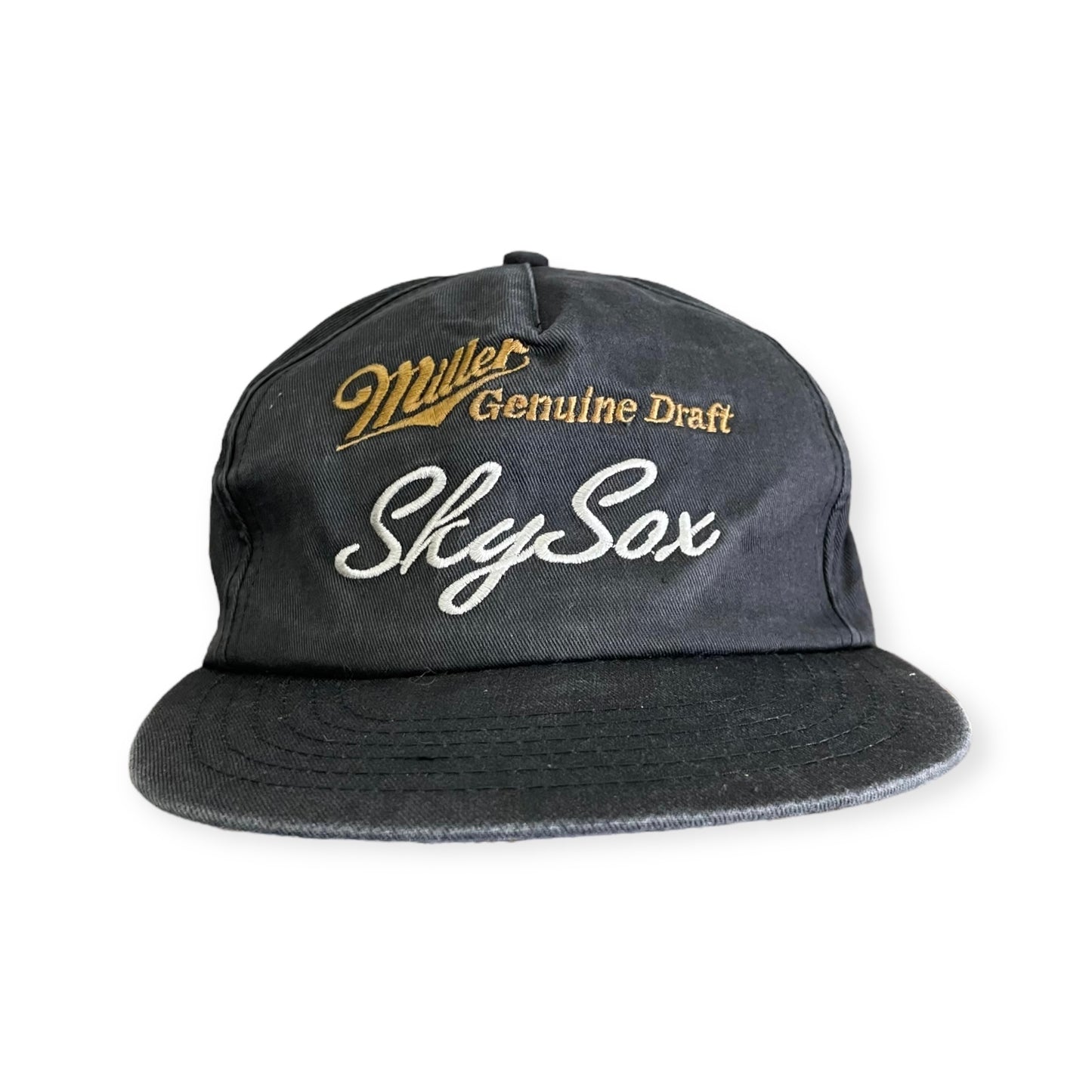 VINTGE MILLER GENUINE DRAFT SKY SOX SNAPBACK HAT - OS