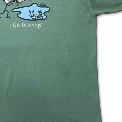 LIFE IS CRAP GOLF T SHIRT - L