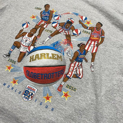 HARLEM GLOBETROTTERS 90TH ANNIVERSARY T SHIRT - L