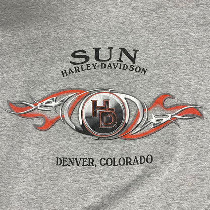 HARLEY DAVIDSON GREY LOGO T SHIRT - XXL