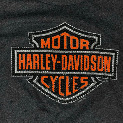 HARLEY DAVIDSON BLING LOGO T SHIRT - WOMEN’S M