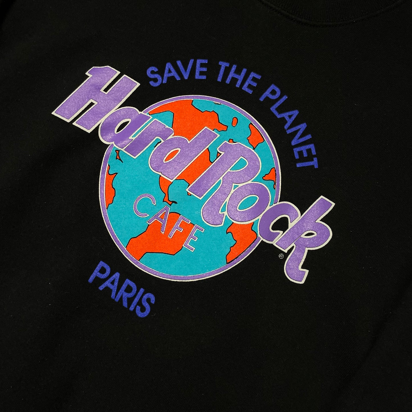 VINTAGE HARD ROCK CAFE PARIS SWEATSHIRT - XL