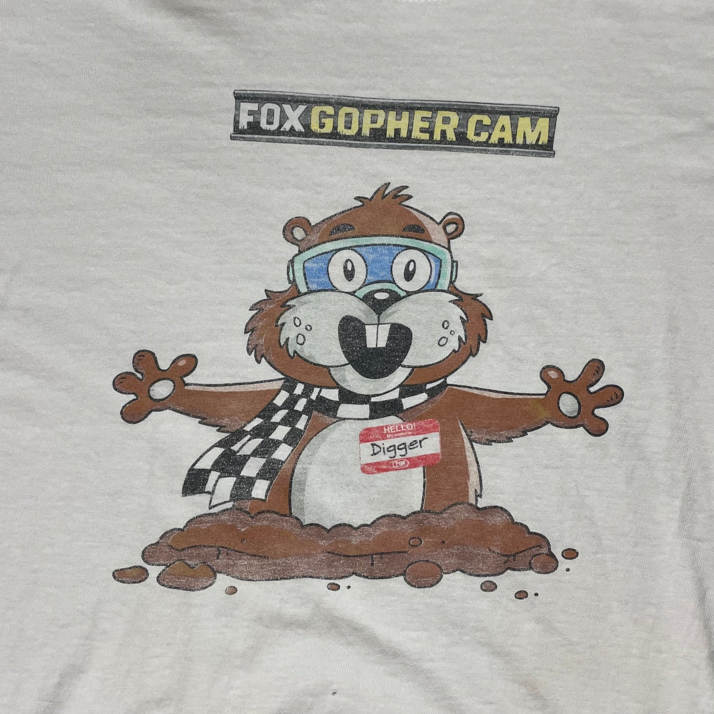 VINTAGE GOPHER RACING T SHIRT - XL