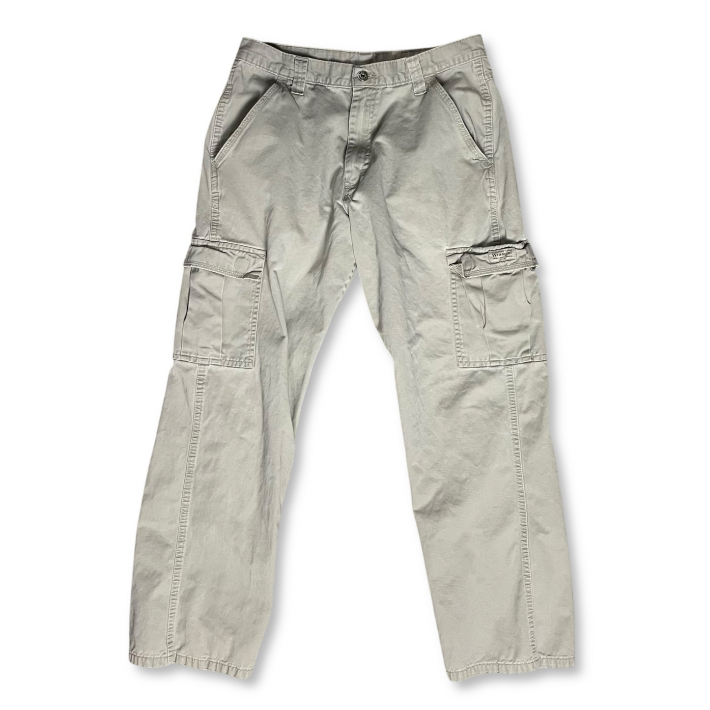 WRANGLER KHAKI CARGO PANTS - 32x32