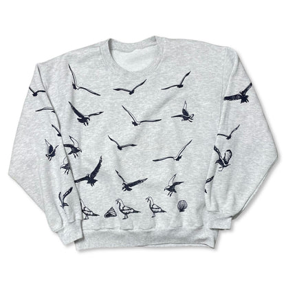 VINTAGE SEAGULL AOP SWEATSHIRT - M