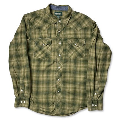 OUTDOOR LIFE PEARL SNAP FLANNEL - M