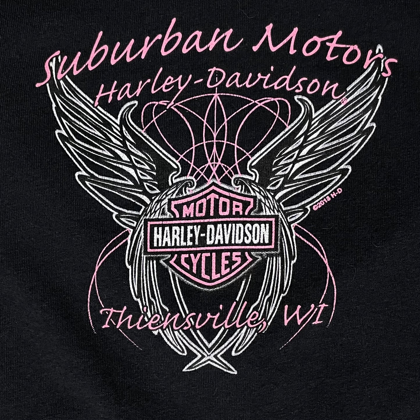 HARLEY DAVIDSON SKELETON LADY - WOMEN’S L