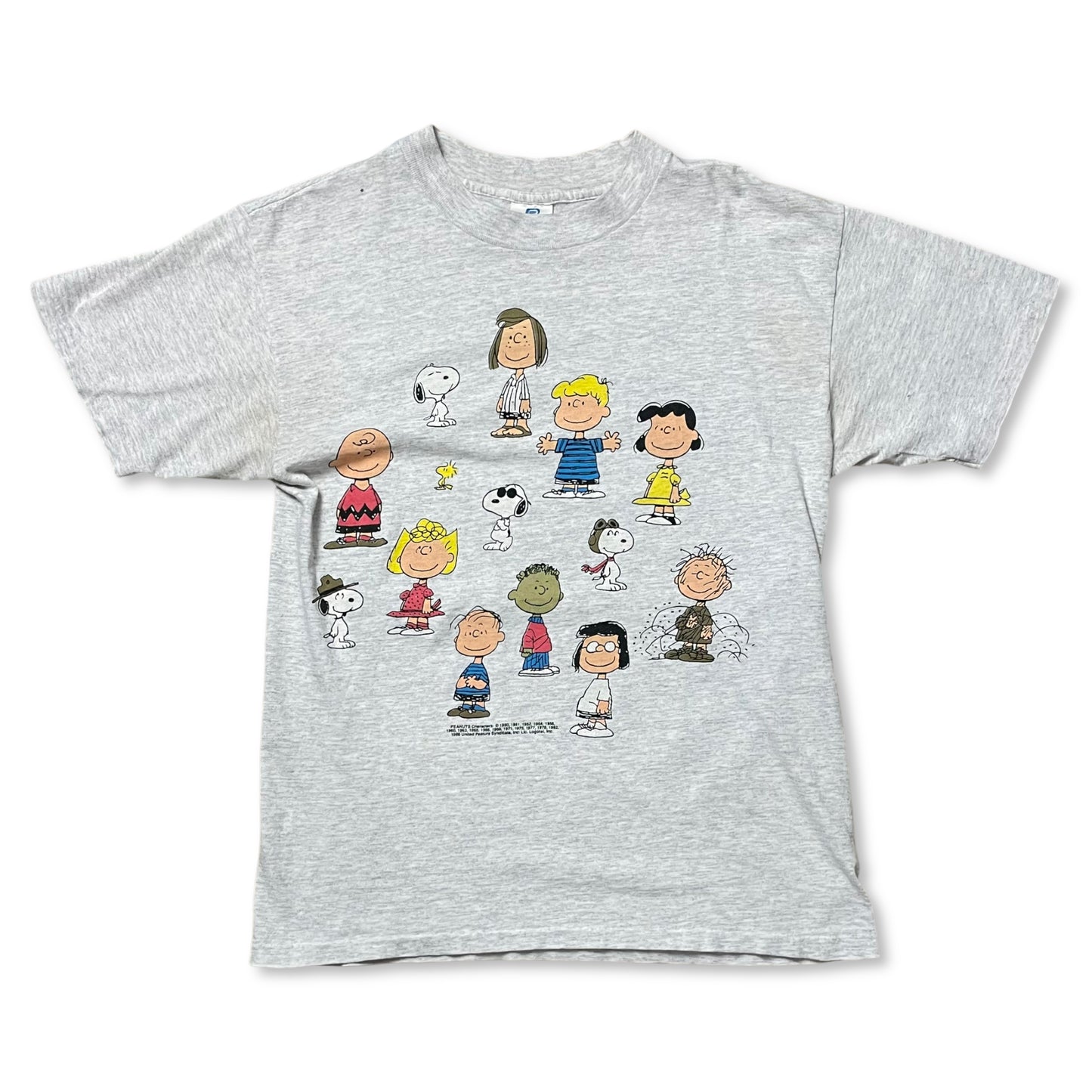 VINTAGE 90s PEANUTS CHARACTER T SHIRT - M