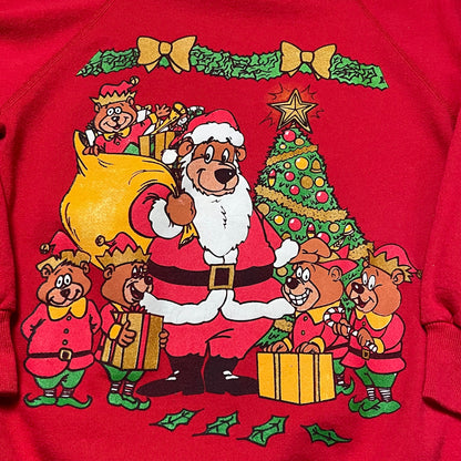 VINTAGE 90s CHRISTMAS BEARS SWEATSHIRT - YOUTH XL