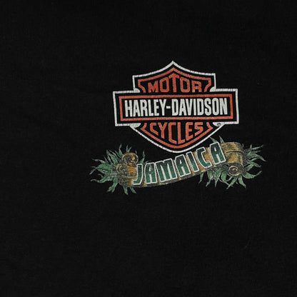 HARLEY DAVIDSON JAMAICA BIKER GIRL T SHIRT - L