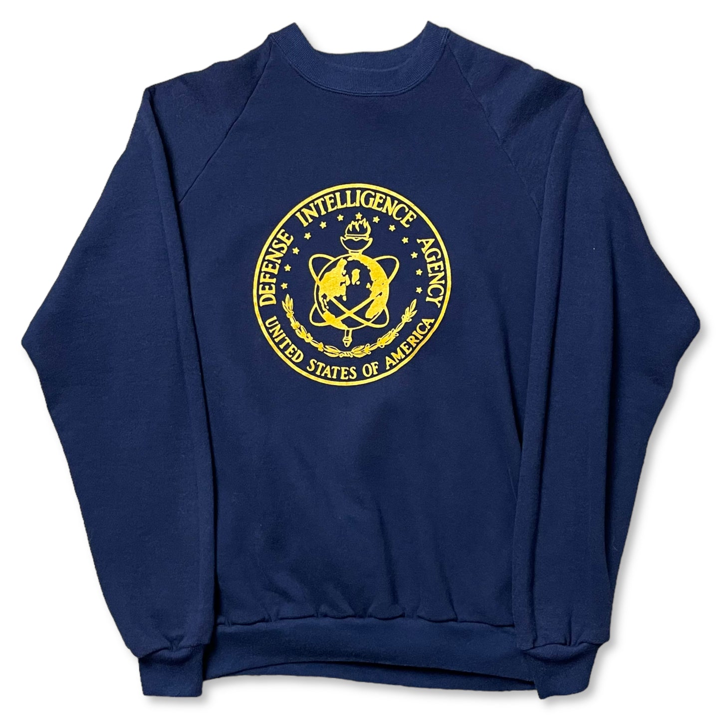 VINTAGE 80s DEFENSE INTELLIGENCE AGENCY SWEATSHIRT - XL