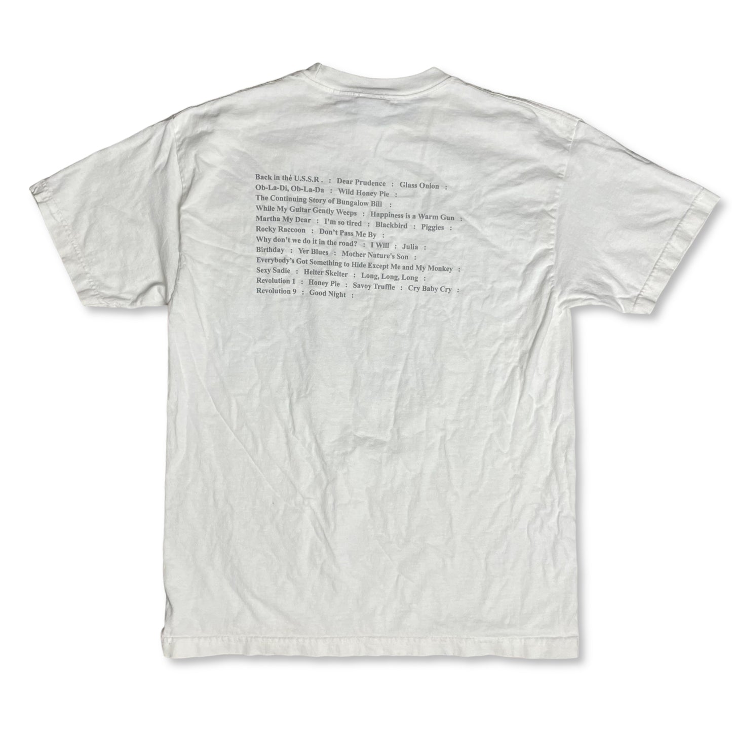 2006 THE BEATLES WHITE ALBUM T SHIRT - L