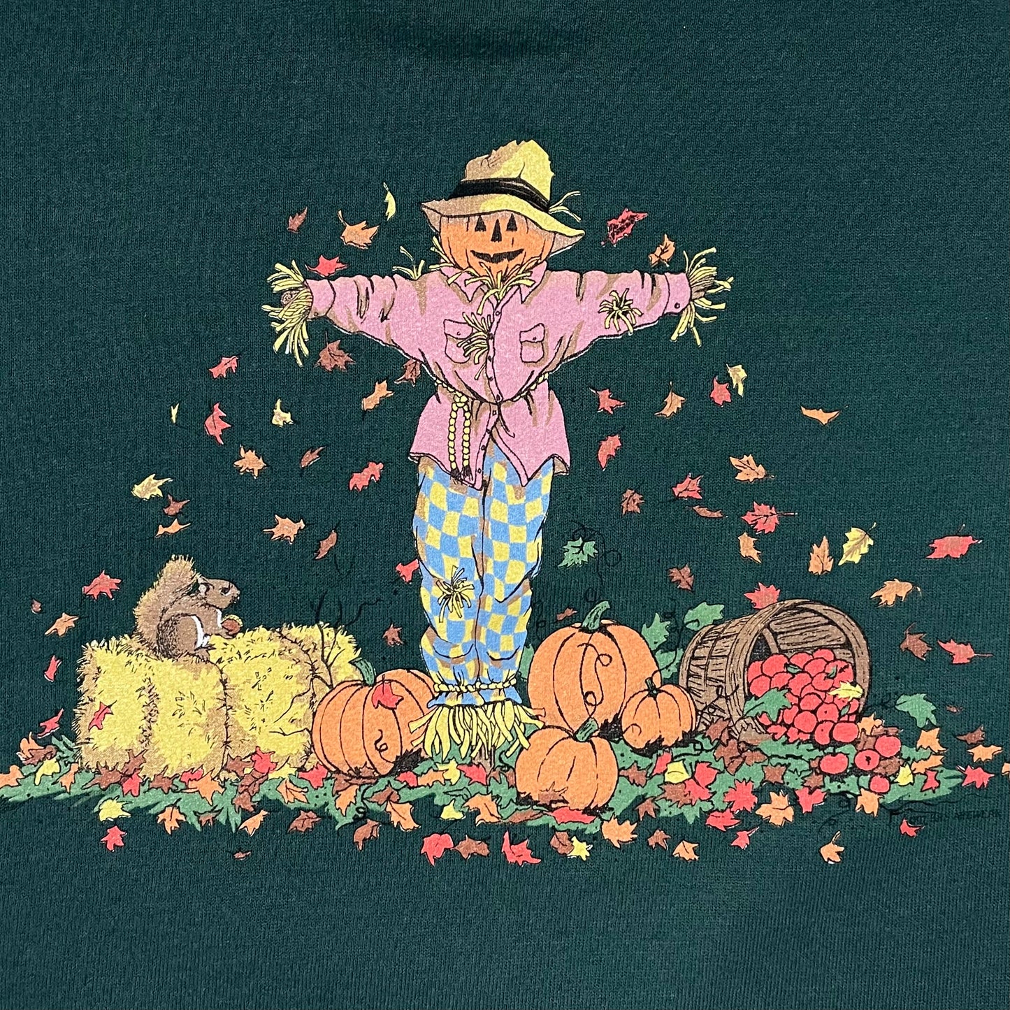 VINTAGE 90s SCARECROW SWEATSHIRT - L