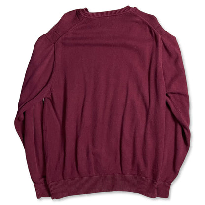 DAVID TAYLOR MAROON PULLOVER SWEATER - XL