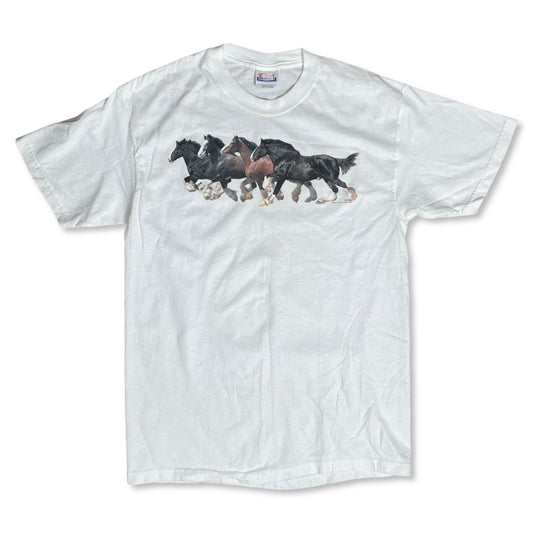 VINTAGE HORSES T SHIRT - M