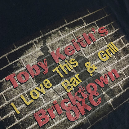 VINTAGE TOBY KEITH CHOPPED T SHIRT - XL