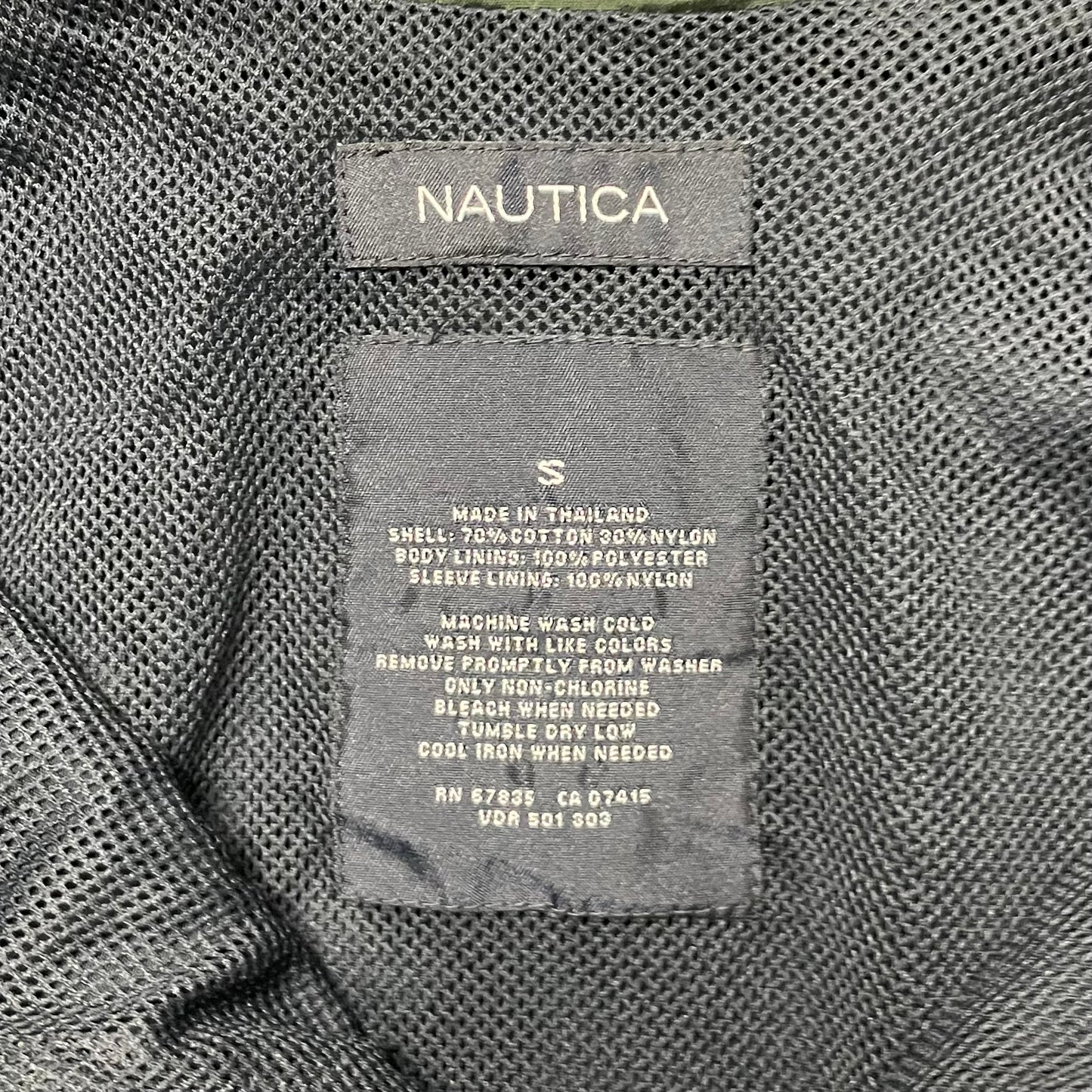 VINTAGE NAUTICA FULL ZIP JACKET - S