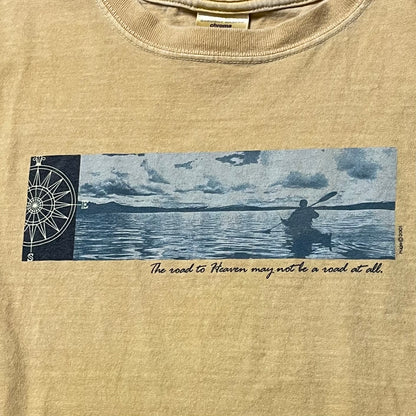 VINTAGE 2001 ROAD TO HEAVEN RELIGIOUS T SHIRT - M