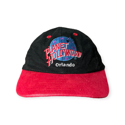 VINTAGE 1995 PLANET HOLLYWOOD SNAPBACK HAT - OS