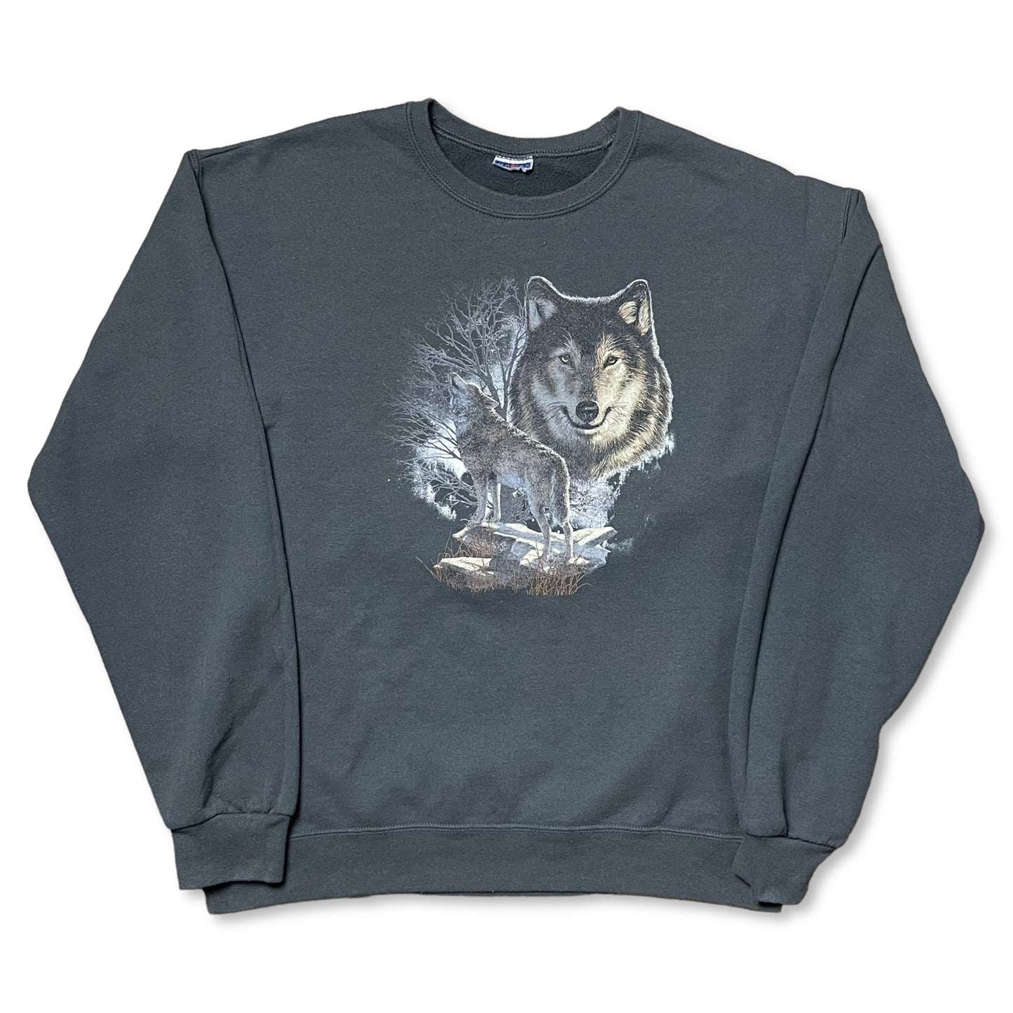 VINTAGE HOWLING WOLF SWEATSHIRT - L