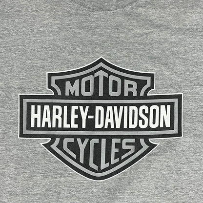 HARLEY DAVIDSON GREY LOGO T SHIRT - XXL