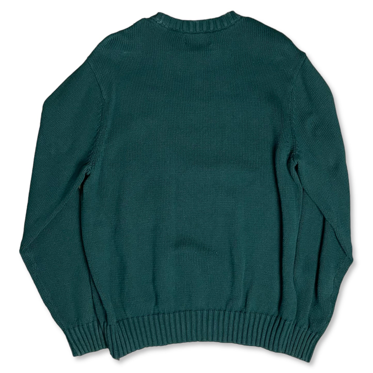 GREEN CHAPS PULLOVER SWEATER - XL